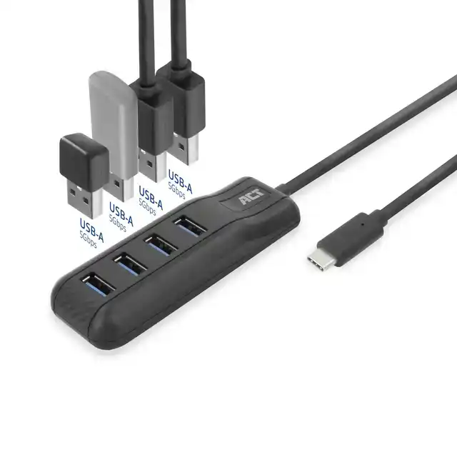 USB-C HUB 3.0 4 POORTS USB-A