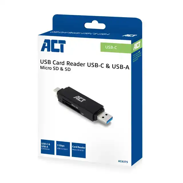 USB-C/USB-A 3.0 CARD READER