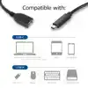 USB 3.0 KABEL OTG USB-C MALE NAAR USB-A