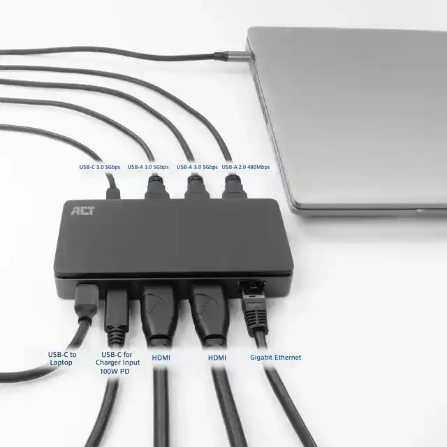 USB-C 4K MST DOCKINGSTATION VOOR 2