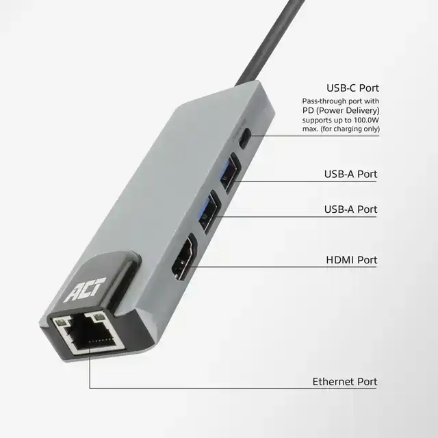 USB-C 4K DOCKING STATION VOOR 1 HDMI