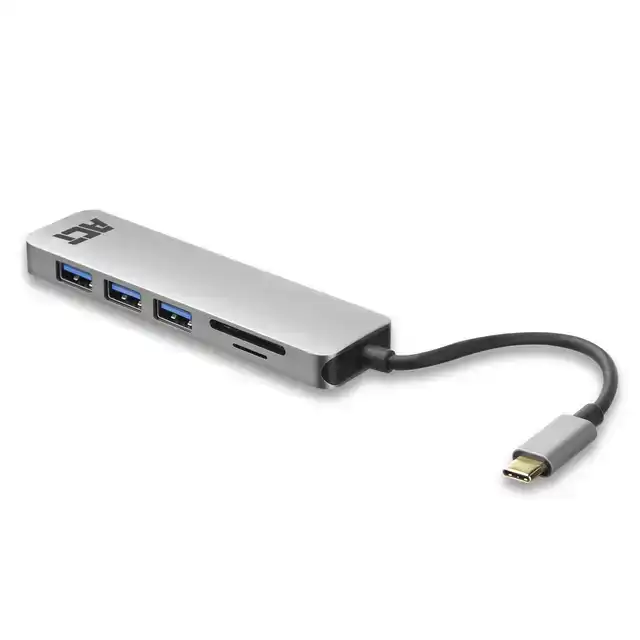 USB-C HUB 3.0 3X USB-A CARDREADER PD