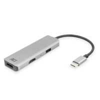 ADAPTER ACT USB-C 4K MULTIPORT 2 HDMI