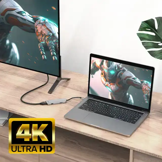 USB-C 4K MULTIPORT ADAPTER VOOR 2 HDMI