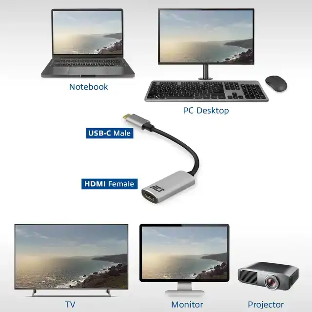 USB-C NAAR HDMI ADAPTER