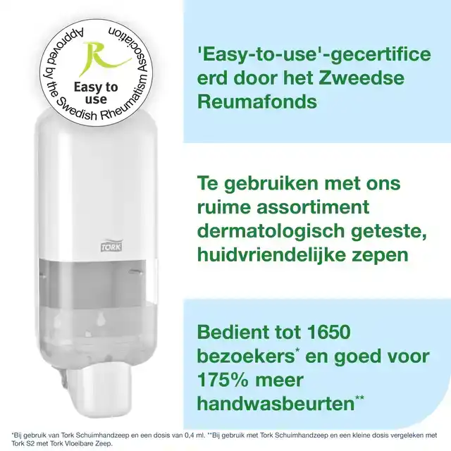 ZEEPDISPENSER TORK S4 ELEVATION 1000ML