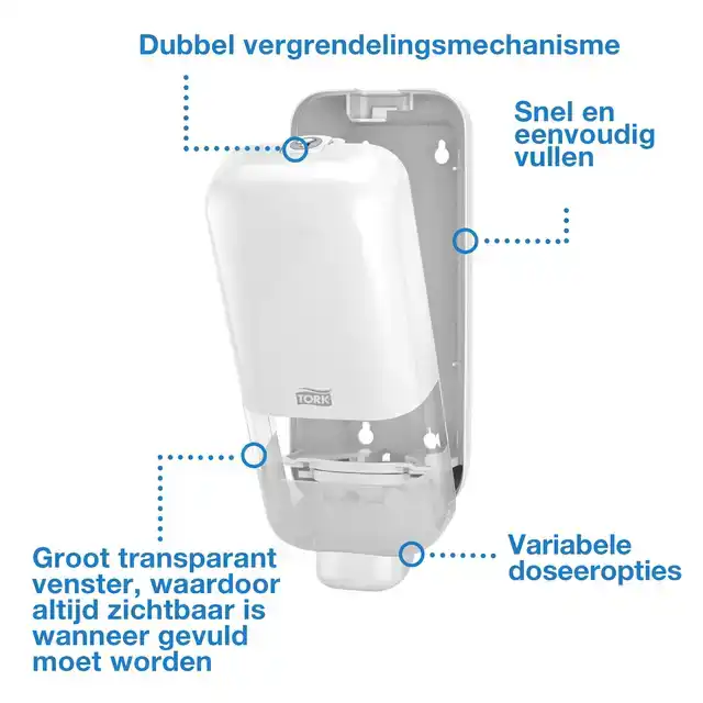 ZEEPDISPENSER TORK S4 ELEVATION 1000ML