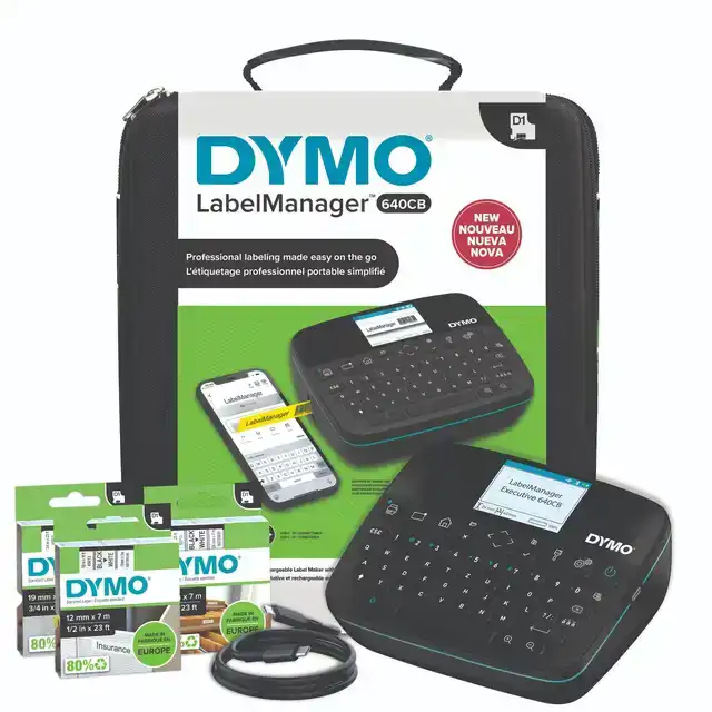 LABELPRINTER DYMO LM 640CB QWERTY 24MM