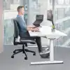 STOELKUSSEN FELLOWES BREYTA WIG ZWART