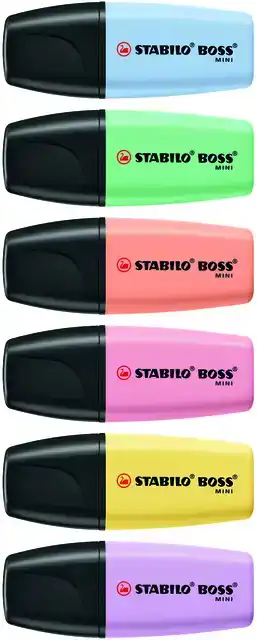 MARKEERSTIFTT STABILO BOSS MINI PASTEL