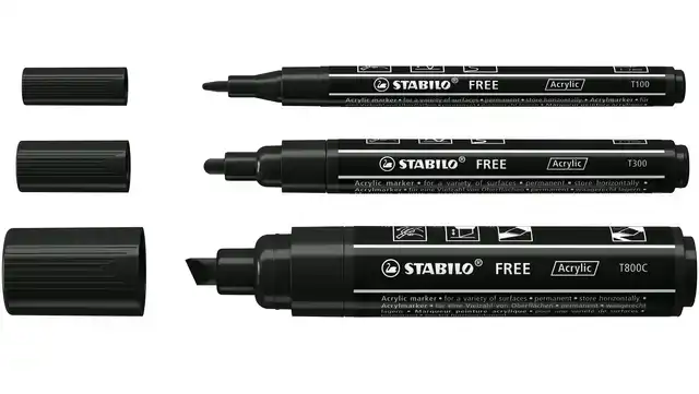 ACRYLMARKER STABILO FREE ACRYLIC MIXED