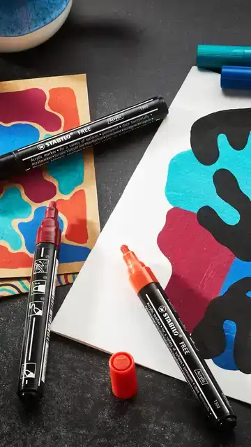ACRYLMARKER STABILO FREE ACRYLIC MIXED