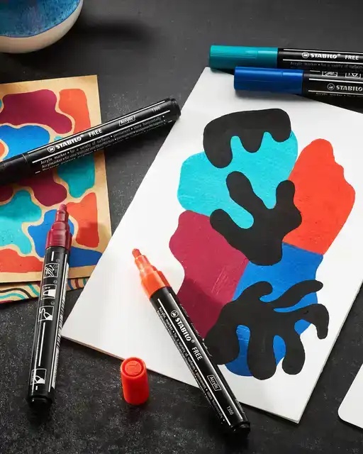 ACRYLMARKER STABILO FREE ACRYLIC MIXED