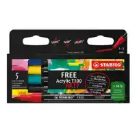 ACRYLMARKER STABILO FREE ACRYLIC T100