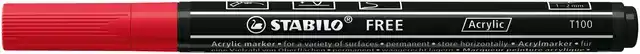 ACRYLMARKER STABILO FREE ACRYLIC T100