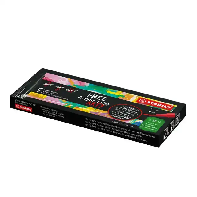 ACRYLMARKER STABILO FREE ACRYLIC T100