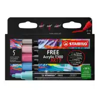 ACRYLMARKER STABILO FREE ACRYLIC T300