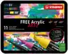 ACRYLMARKER STABILO FREE ACRYLIC