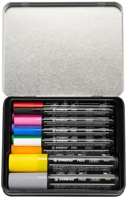 ACRYLMARKER STABILO FREE ACRYLIC