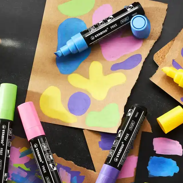 ACRYLMARKER STABILO FREE ACRYLIC T800C