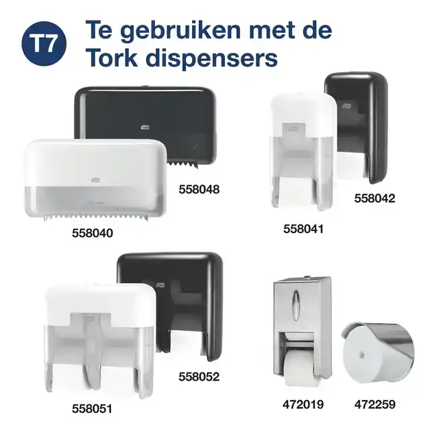 TOILETPAPIER TORK T7 ADVANCED CORELESS