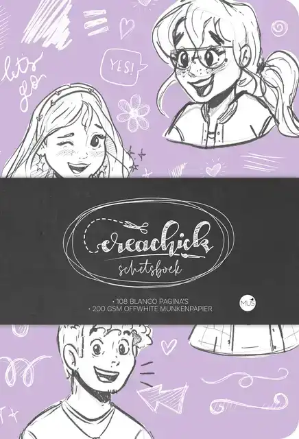 SCHETSBOEK CREACHICK LILAC