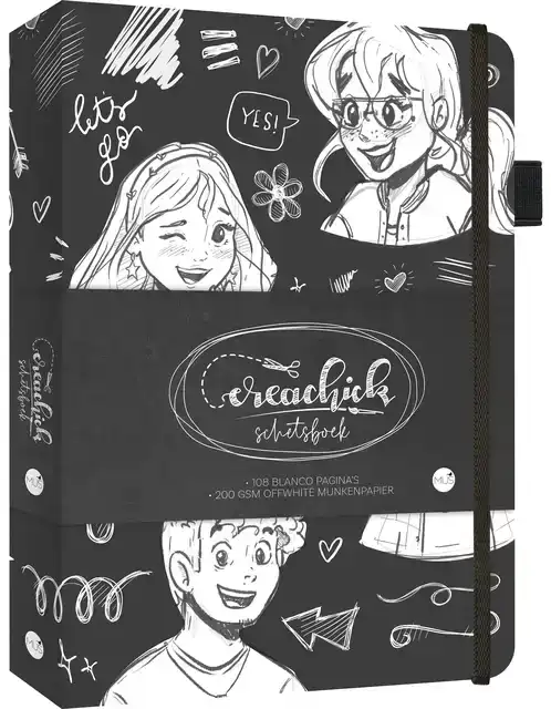 SCHETSBOEK CREACHICK BLACK