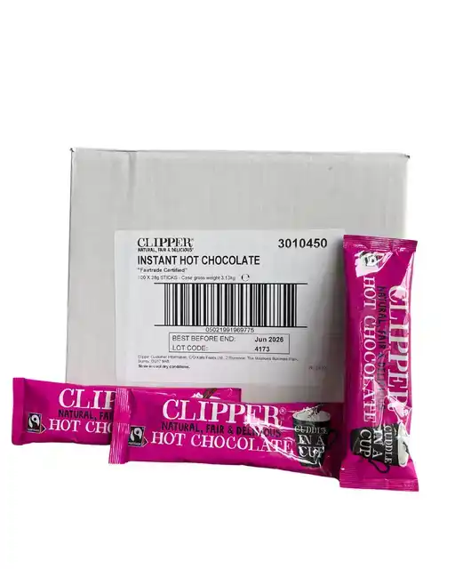 CACAOSTICKS CLIPPER 100X28 GRAM