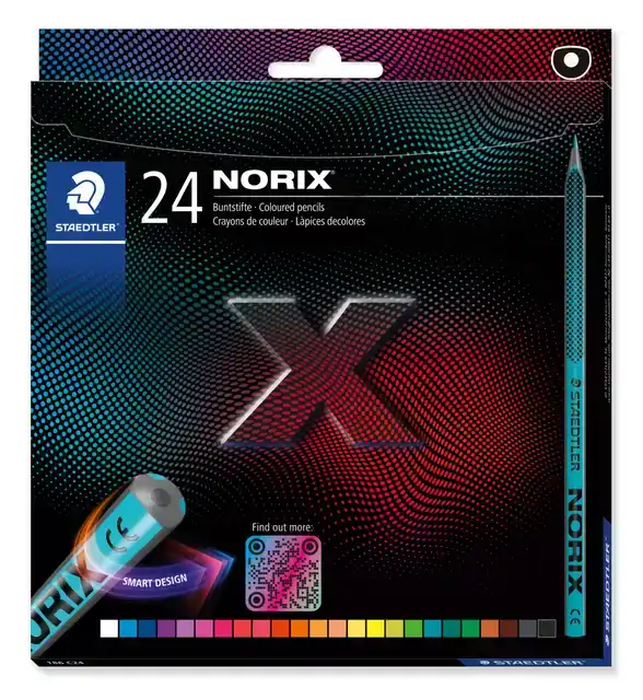 KLEURPOTLOOD STAEDTLER NORIX SET 24