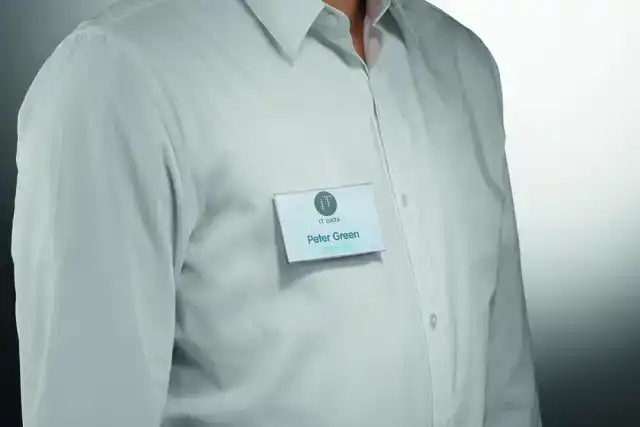 BADGE DURABLE MET MAGNEET 54X90MM 25