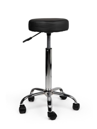 TABOURET KRUK ZWART HOGE GASVEER