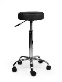 TABOURET KRUK ZWART HOGE GASVEER