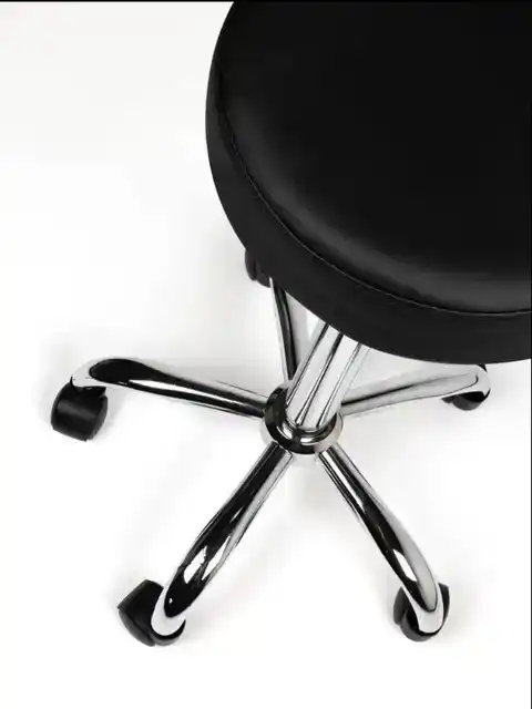TABOURET KRUK ZWART HOGE GASVEER