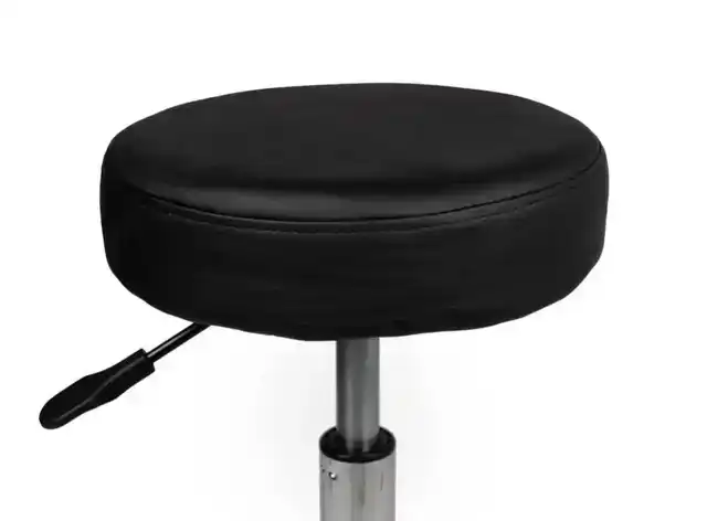 TABOURET KRUK ZWART HOGE GASVEER