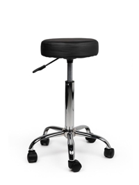TABOURET KRUK ZWART STANDAARD GASVEER