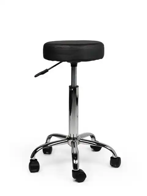 TABOURET KRUK ZWART STANDAARD GASVEER