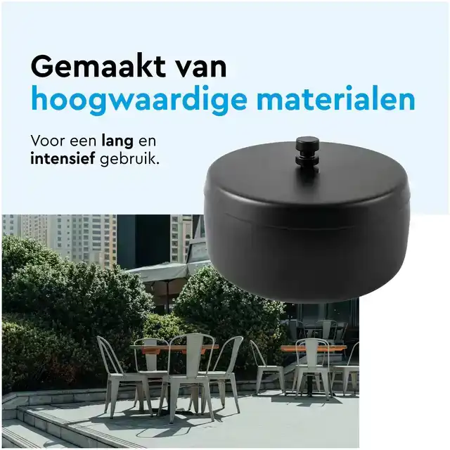 ASBAK BRASQ TAFELMODEL 1 LITER MET
