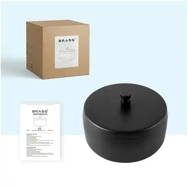 ASBAK BRASQ TAFELMODEL 1 LITER MET