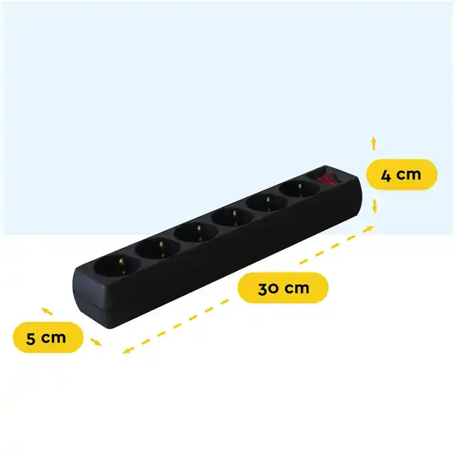 STEKKERDOOS BRASQ 6 VOUDIG 5 METER