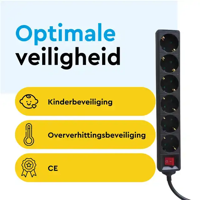 STEKKERDOOS BRASQ 6 VOUDIG 5 METER