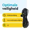 VERLENGKABEL BRASQ 20M ZWART