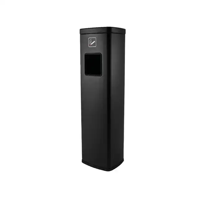 AFVALBAK MET ASBAK BRASQ 20 LITER AT400