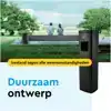 AFVALBAK MET ASBAK BRASQ 20 LITER AT400