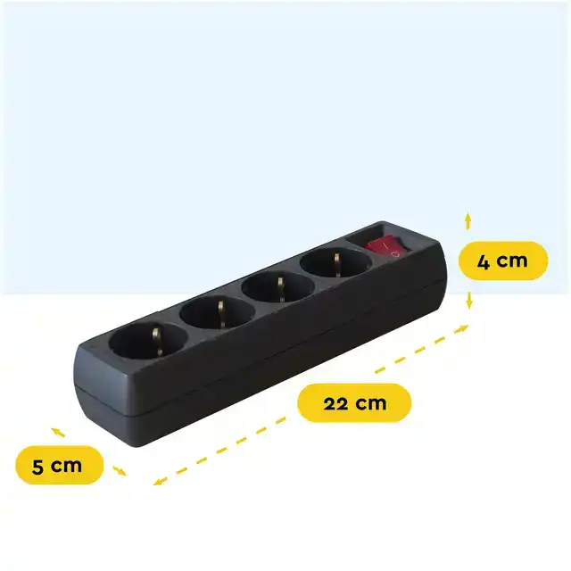STEKKERDOOS BRASQ 4 VOUDIG 5 METER