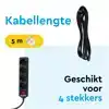 STEKKERDOOS BRASQ 4 VOUDIG 5 METER
