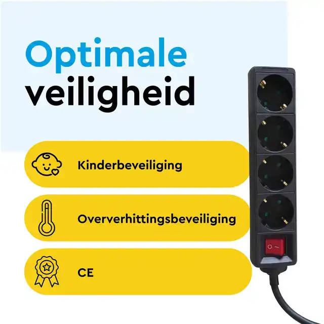 STEKKERDOOS BRASQ 4 VOUDIG 5 METER