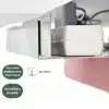 KABELGOOT BRASQ VERSTELBAAR 75-150CM