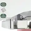 KABELGOOT BRASQ VERSTELBAAR 75-150CM