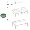 KABELGOOT BRASQ VERSTELBAAR 75-150CM