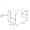 VOUWTAFEL BRASQ 120X60X74CM FC120 WIT